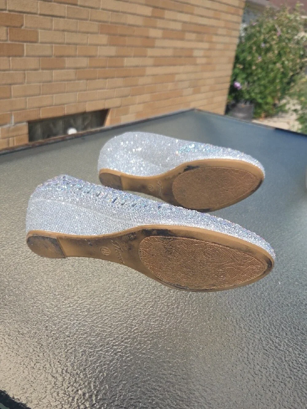 Forever Young Silver Glitter Wedge Shoes